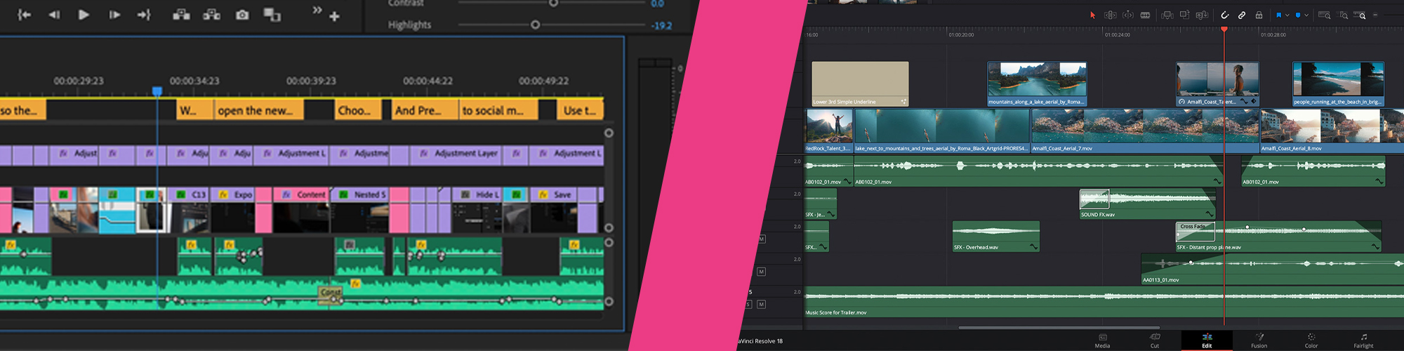 WORKFLOW DaVinci Resolve 18 con Premiere / FCPX / Avid / Filmora