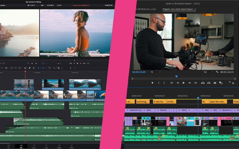 WORKFLOW DaVinci Resolve 18 con Premiere / FCPX / Avid / Filmora