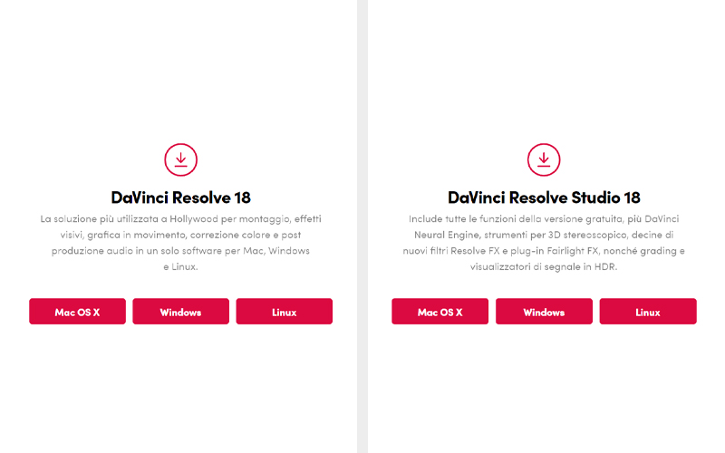 DaVinci Resolve 18 FREE vs STUDIO - Conviene COMPRARLO?